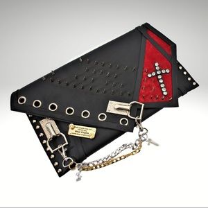 Couture Italian Leather Handmade Clutch